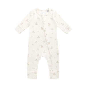 Organic Cotton Reese Zip Onepiece - Pennys Baby Friends