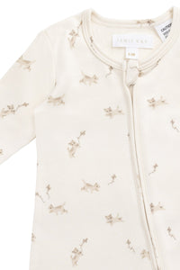 Organic Cotton Reese Zip Onepiece - Kitten and His Kites