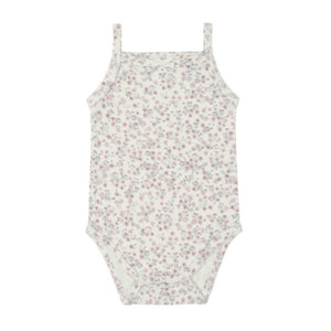 Organic Cotton Bridget Singlet Bodysuit - Posy Floral