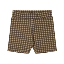 將圖片載入圖庫檢視器 Organic Cotton Bike Short - Gingham Shiitake