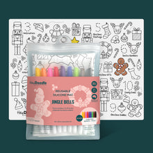 將圖片載入圖庫檢視器 Jingle Bells Classic Colouring &amp; Doodle Mat