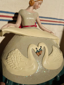 christmas swan ballerina - multi