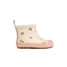 Load image into Gallery viewer, TEKLA SHORT PRINTED RAIN BOOT - PEACH / SEA SHELL