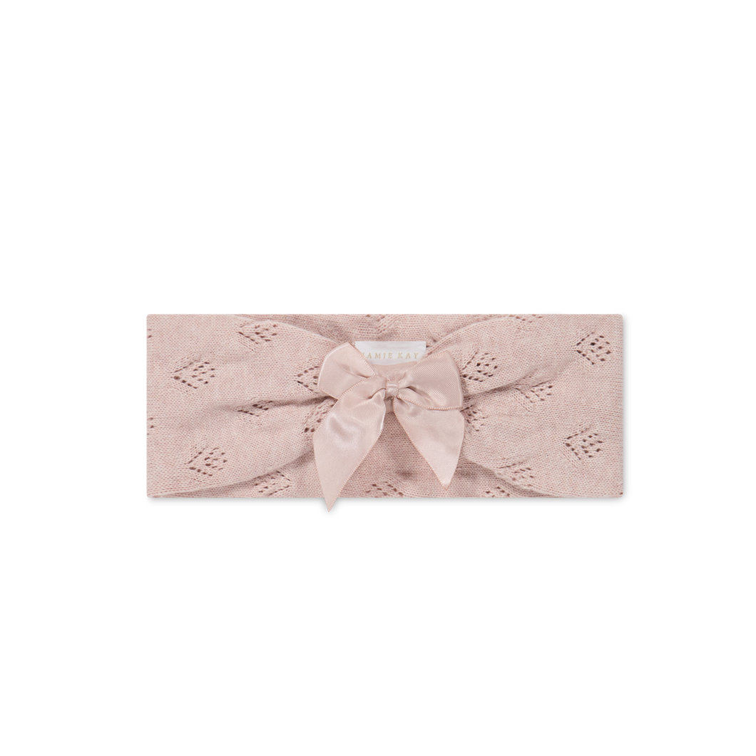 Lilah Headband - Ballet Pink Marle