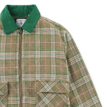 將圖片載入圖庫檢視器 BOYS LEGENDARY BOY EMBROIDERED WOOL CHECKS JACKET WITH SHERPA COLLAR