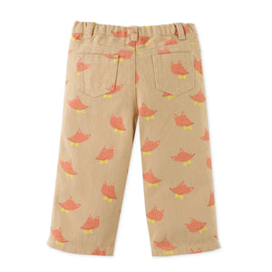 BABY BOYS FOX ALL OVER PRINT PANTS