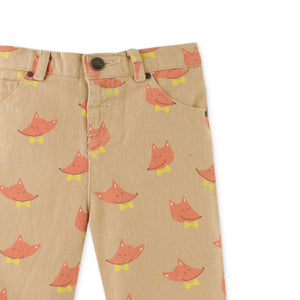 BABY BOYS FOX ALL OVER PRINT PANTS