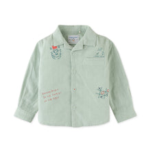 將圖片載入圖庫檢視器 BABY BOYS HEY TIGER EMBRO FINE CORD SHIRT