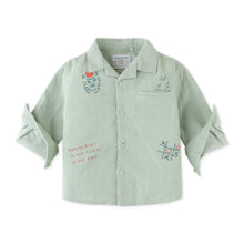 將圖片載入圖庫檢視器 BABY BOYS HEY TIGER EMBRO FINE CORD SHIRT