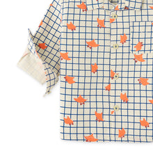 將圖片載入圖庫檢視器 BABY BOYS FOX GRID PRINT SHIRT