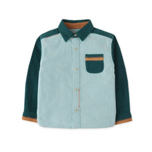 將圖片載入圖庫檢視器 BABY BOYS COLOR BLOCK WITH FOX HEAD EMBRO SHIRT