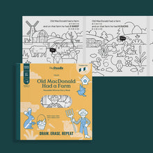 將圖片載入圖庫檢視器 Old MacDonald Had a Farm Tales - Reusable Colouring Book