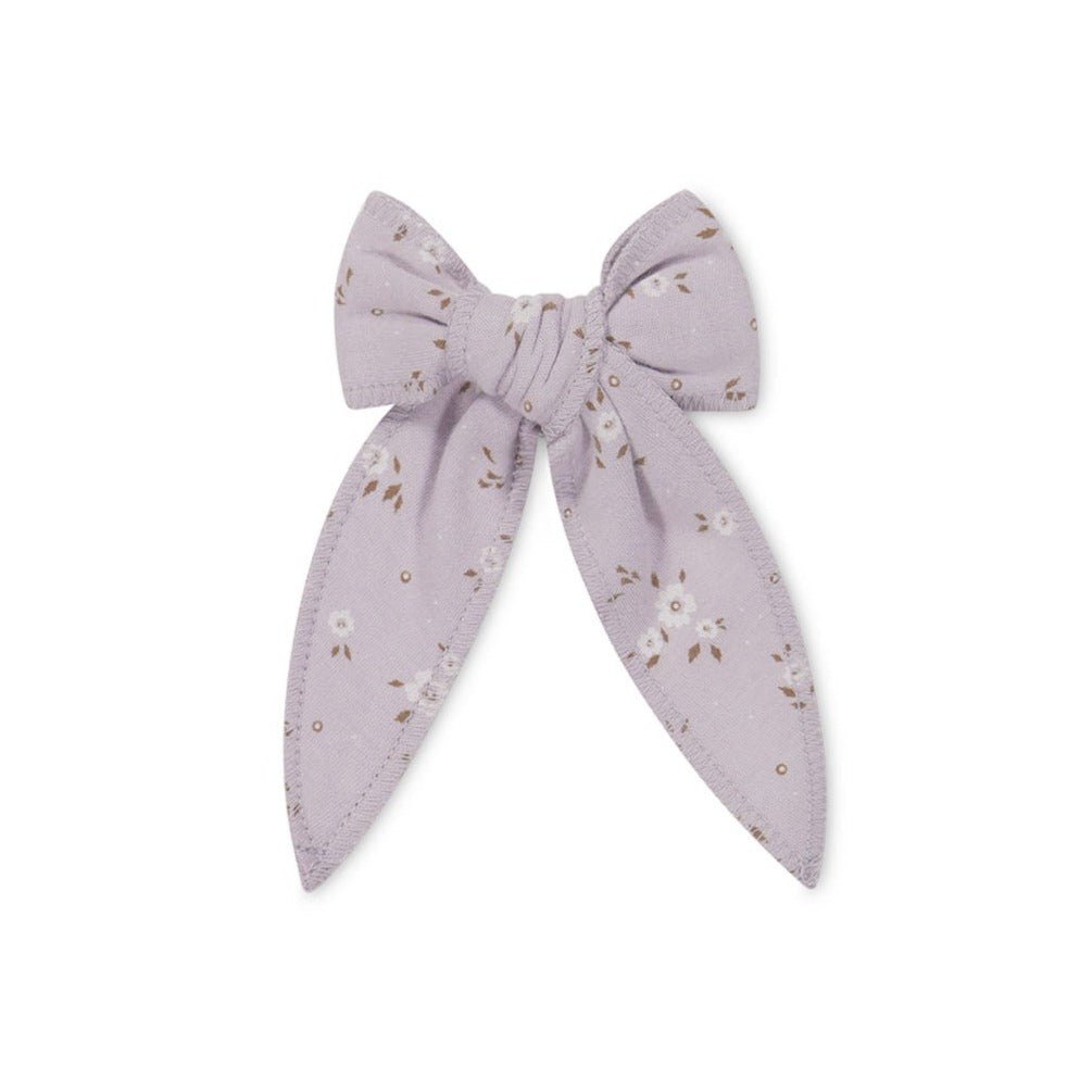 Organic Cotton Bow - Lulu Bloom Iris