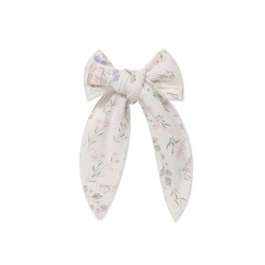 Organic Cotton Bow - Moons Garden Lavender