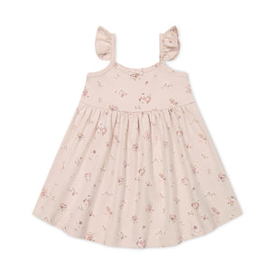 Organic Cotton Gracelyn Dress - Petite Fleur Soft Peony