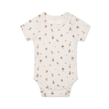 Load image into Gallery viewer, Organic Cotton Hudson Short Sleeve Bodysuit - Foraging Friends