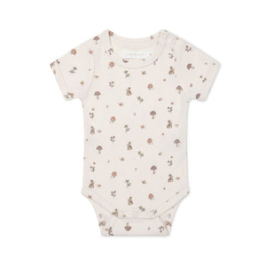 Organic Cotton Hudson Short Sleeve Bodysuit - Foraging Friends