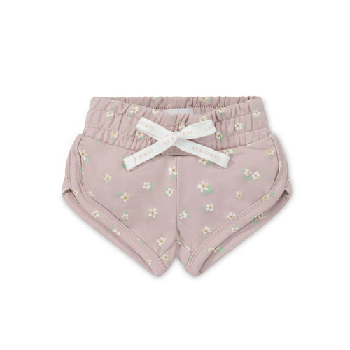 Organic Cotton Ivy Shortie - Simple Flowers Lilac