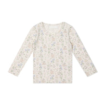 將圖片載入圖庫檢視器 Organic Cotton Long Sleeve Top - Moons Garden Lavender