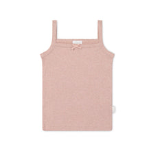 Load image into Gallery viewer, Organic Cotton Modal Singlet - Peony Marle