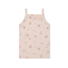 Load image into Gallery viewer, Organic Cotton Singlet - Petite Fleur Soft Peony