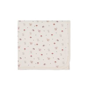 Organic Cotton Wrap Blanket - Woodland Friends