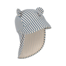 Load image into Gallery viewer, aster bear sun hat grs - sailor stripe