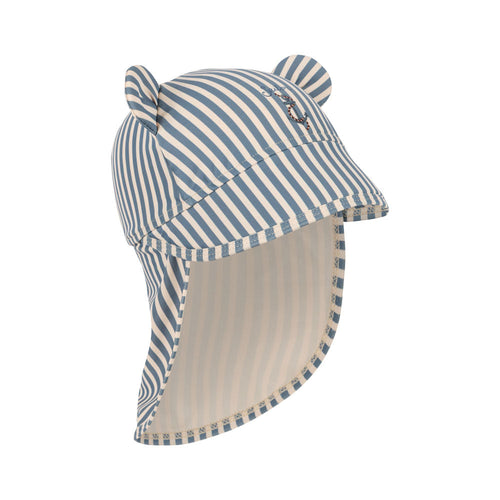 aster bear sun hat grs - sailor stripe