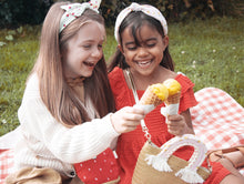 Load image into Gallery viewer, Picnic Rainbow Handle Basket