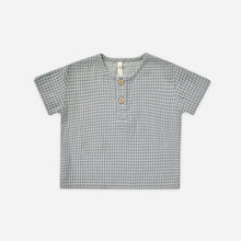 Load image into Gallery viewer, Henry Top || Blue Gingham