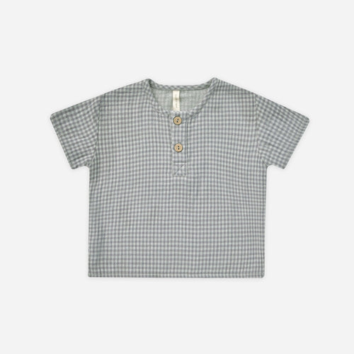 Henry Top || Blue Gingham