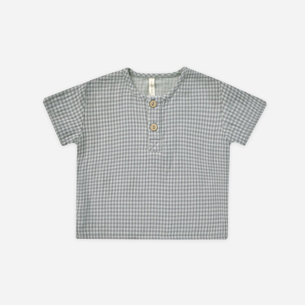 Henry Top || Blue Gingham