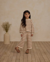 Load image into Gallery viewer, Knit Wide Leg Pant || Honeycomb Stripe