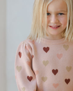 Jacquard Knit Set || Hearts