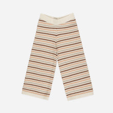 Load image into Gallery viewer, Knit Wide Leg Pant || Honeycomb Stripe