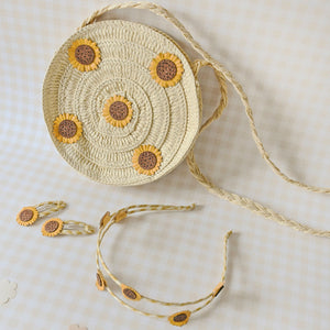 Sunflower Basket Bag