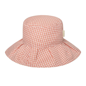 Tiny Blossom Pleated Reversible Sun Hat