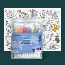 將圖片載入圖庫檢視器 When I Grow Up Classic Colouring &amp; Doodle Mat