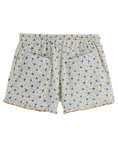 LILY OF THE VALLEY BLUE FLOWER SHORTS