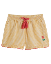 Load image into Gallery viewer, YELLOW GINGHAM SHORTS