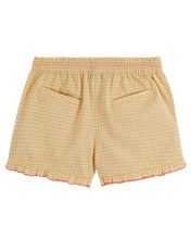 Load image into Gallery viewer, YELLOW GINGHAM SHORTS