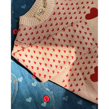 Load image into Gallery viewer, Zoe Sweater - Ruby Red/Cloud