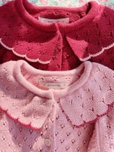 Load image into Gallery viewer, holiday knit cardigan - red dahlia