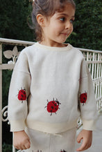 Load image into Gallery viewer, lapis knit blouse - ladybug