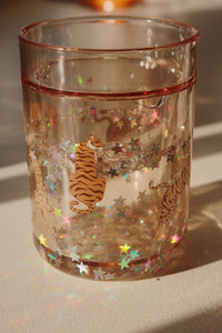 2 pack glitter cups - roar