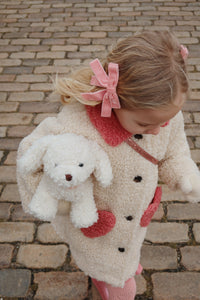 calin coat - antique white