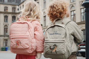 Juno Quilted Backpack Midi - Dino Dance