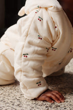 Load image into Gallery viewer, newborn onesie with hood - cherry