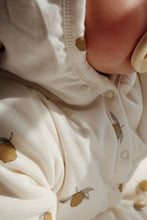 Load image into Gallery viewer, newborn onesie with hood - lemon