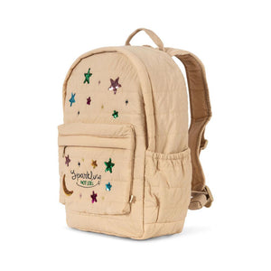 juno quilted sequin backpack midi - frappé